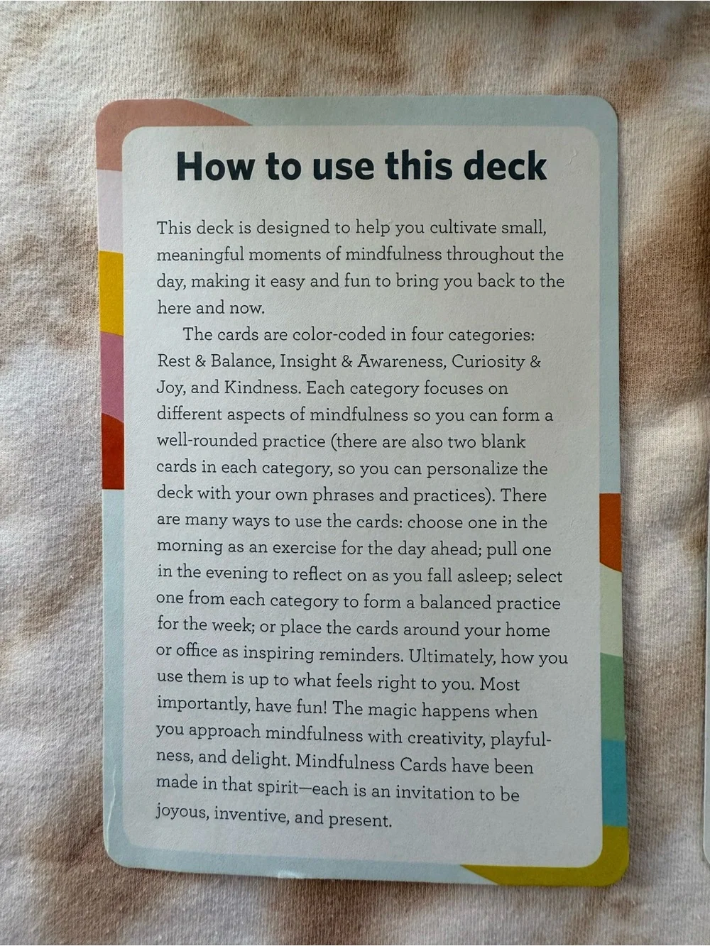 Mindfulness Cards For Daily Practice - Picture 4 of 7